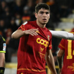 Federico Bonini during Us Catanzaro vs Cesena Fc Italian soccer Serie B match in Catanzaro Stadio Nicola Ceravolo, Italy,Febraury 1, 2025