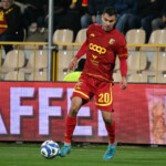Simone Pontisso during Us Catanzaro vs Cesena Fc Italian soccer Serie B match in Catanzaro Stadio Nicola Ceravolo, Italy,Febraury 1, 2025