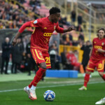 Demba Seck during US Catanzaro vs AC Reggiana, Italian soccer Serie B match in Catanzaro, Italy, March 2 2025