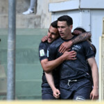 Campionato Serie BKT 2024-2025
Catanzaro 6 Aprile 2025 (Stadio Nicola Ceravolo)
Nella foto: Festa gol Lasagna e Maita
©ANDREA ROSITO -AGENZIA ALDO LIVERANI SAS