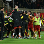 Celebrate Catanzaro during US Catanzaro vs Palermo FC, Italian soccer Serie B match in Catanzaro, Italy, October 25 2025
