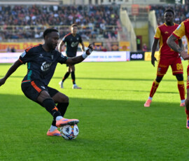 John Yeboah during the Serie BKT match between Us Catanzaro 1929 and Venezia Fc at Stadio Nicola Ceravolo in Catanzaro, Italy, on November 2, 2025.