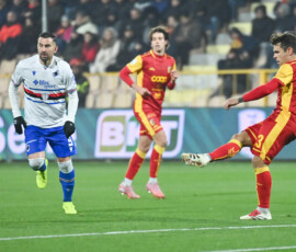 Serie B - US Catanzaro vs Uc Sampdoria Niccolo Brighenti (Us Catanzaro ) during US Catanzaro vs Ic Sampdoria, Italian Soccer Serie B match in Catanzaro, Italy, January 25 2026 Catanzaro Italy