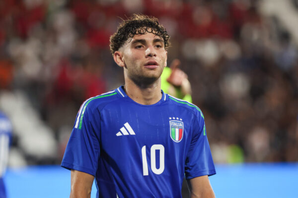 IPA64239247 - Qualifying round European Under 21 Championship 2027, Stadium Alberto Picco, La Spezia, 05-09-2025, Italy - Montenegro, in the photo: Simone Pafundi