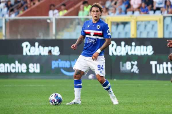 IPA88354155 - Serie B, Day 2, Genova, Stadio Ferraris, Sampdoria - Juve Stabia, in the photo: Salvatore Esposito (Sampdoria)