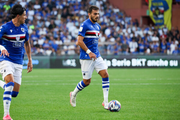 IPA88354232 - Serie B, Day 2, Genova, Stadio Ferraris, Sampdoria - Juve Stabia, in the photo: Danel Sinani (Sampdoria)