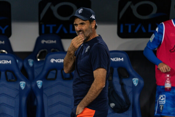 Head coach Guido Pagliuca (Empoli)  during  Empoli FC vs Carrarese Calcio, Italian soccer Serie B match in Empoli, Italy, September 28 2025