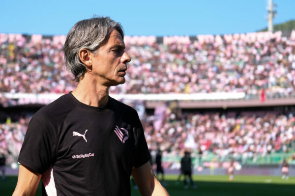 Palermo, Italy, 19 October 2025. Renzo Barbera Stadium, Palermo vs Modena, match valid for the 2025/2026 Serie B championship. In the photo: Filippo Inzaghi (Palermo FC)