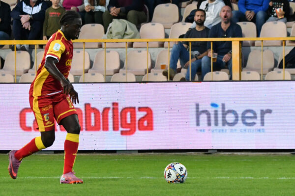 Patrick Nuamah during the Serie BKT match between Us Catanzaro 1929 and Venezia Fc at Stadio Nicola Ceravolo in Catanzaro, Italy, on November 2, 2025.